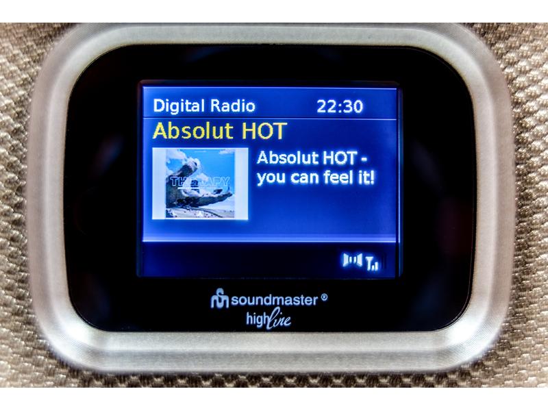 soundmaster Radio/CD-Player DAB970 Hellbraun Stereo Musikcenter mit DAB /UKW, CD/MP3, USB, Bluetooth und Farbdisplay
