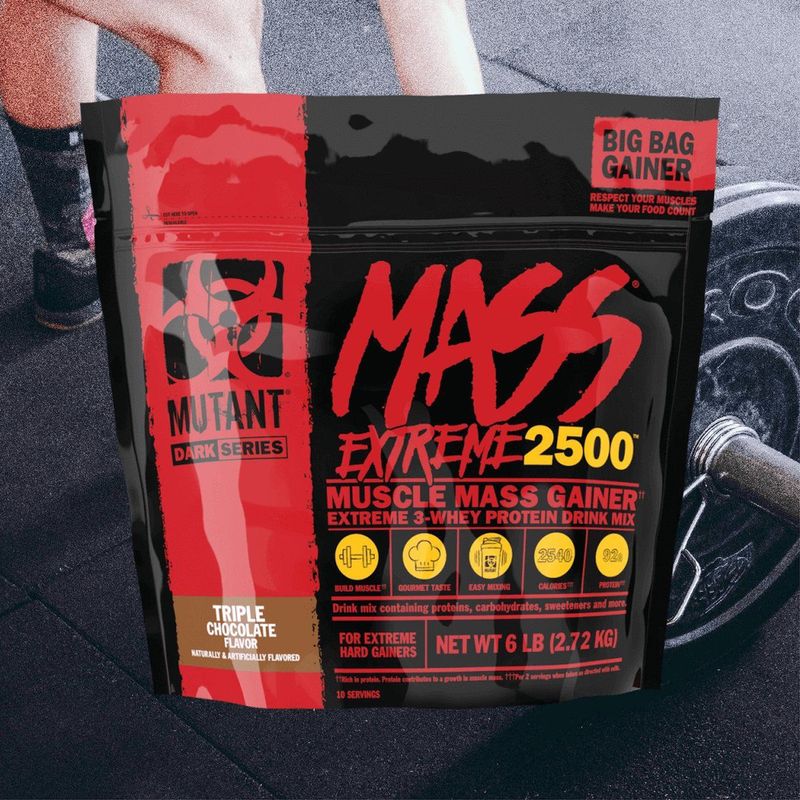 Mutant Mass XXXTREME 2500 (6lbs) Triple Chocolate