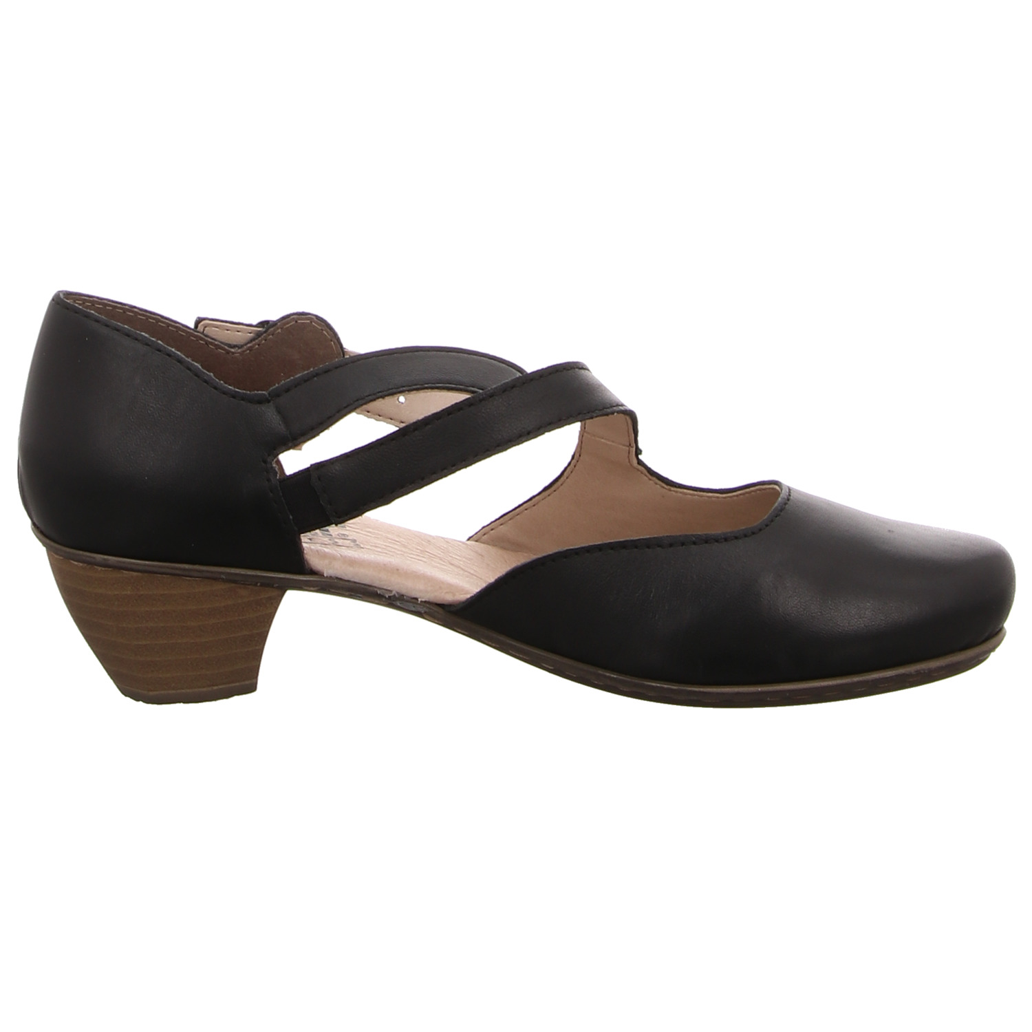 Rieker Spangenschuh schwarz