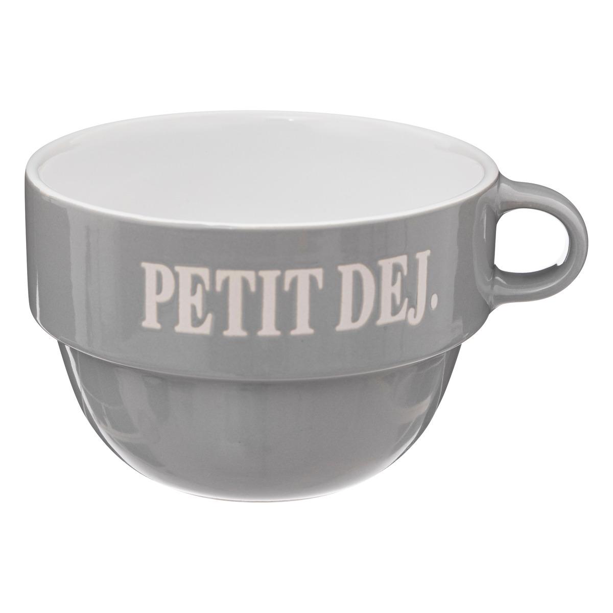 DEJEUNER EMPILABLE COLORAMA 62CL GRIS