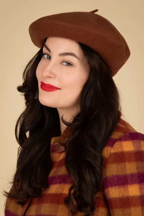 Banned Retro Claire Hat in kaneel