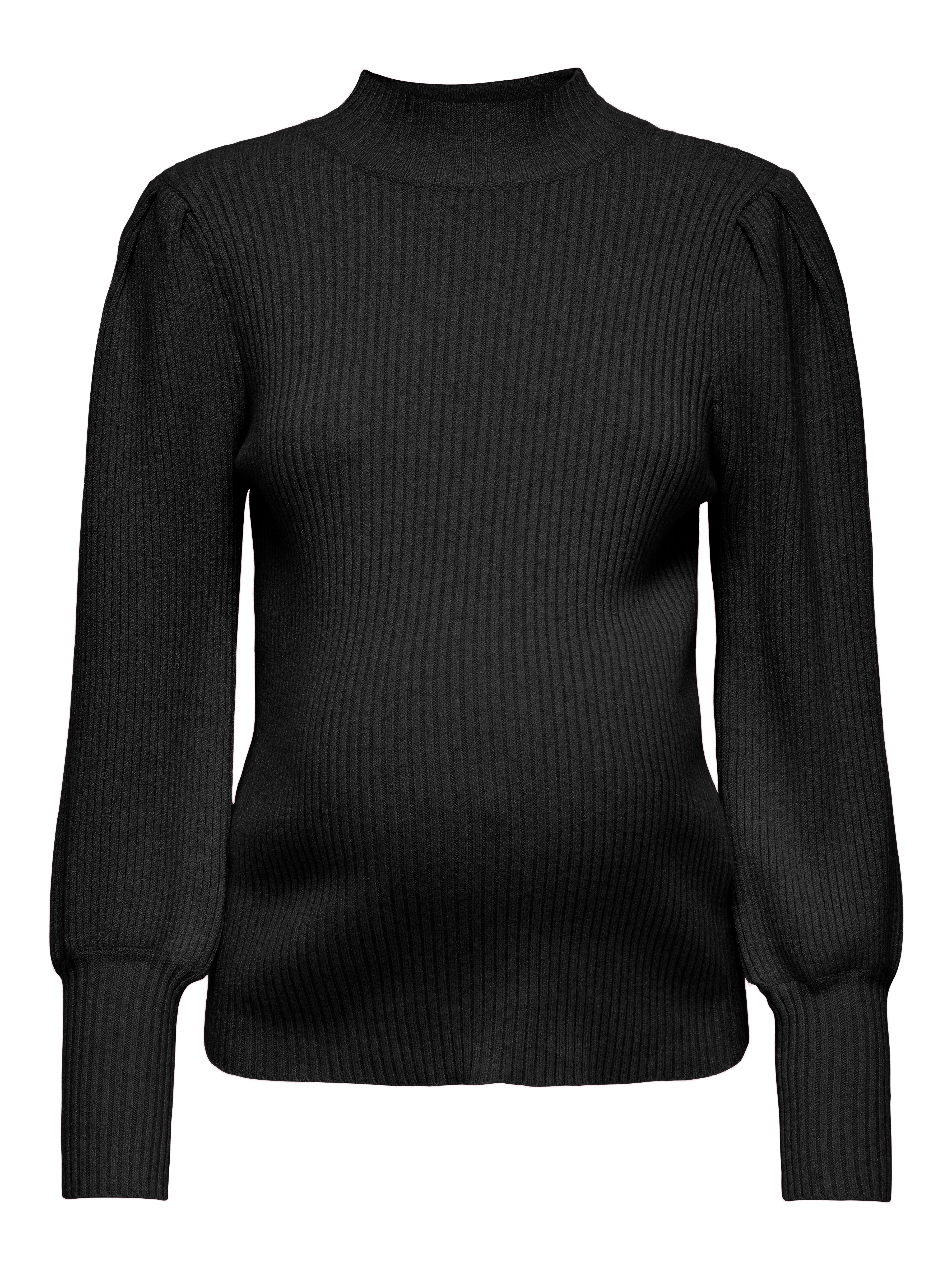 OLMKATIA Strickpullover Black
