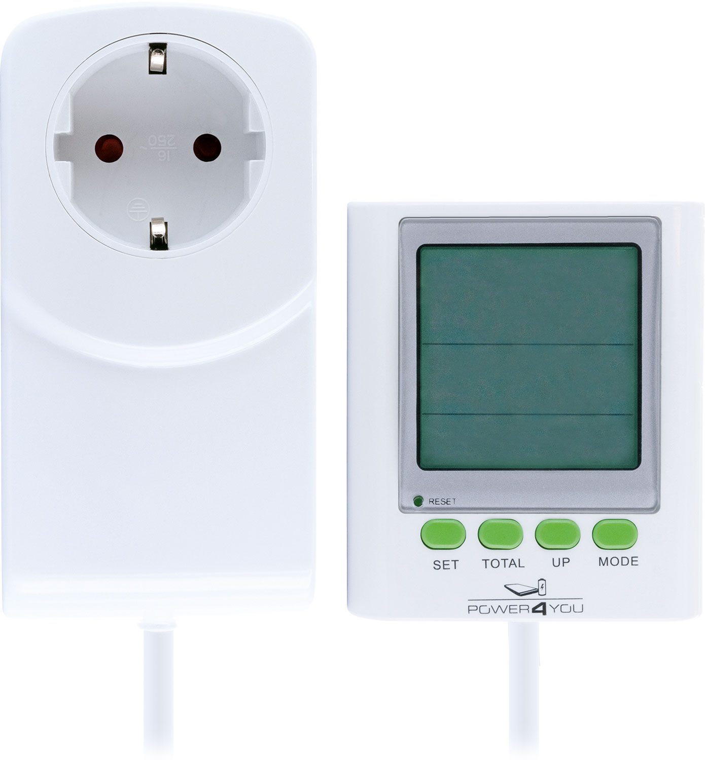 Schwaiger energiemeter met apart display