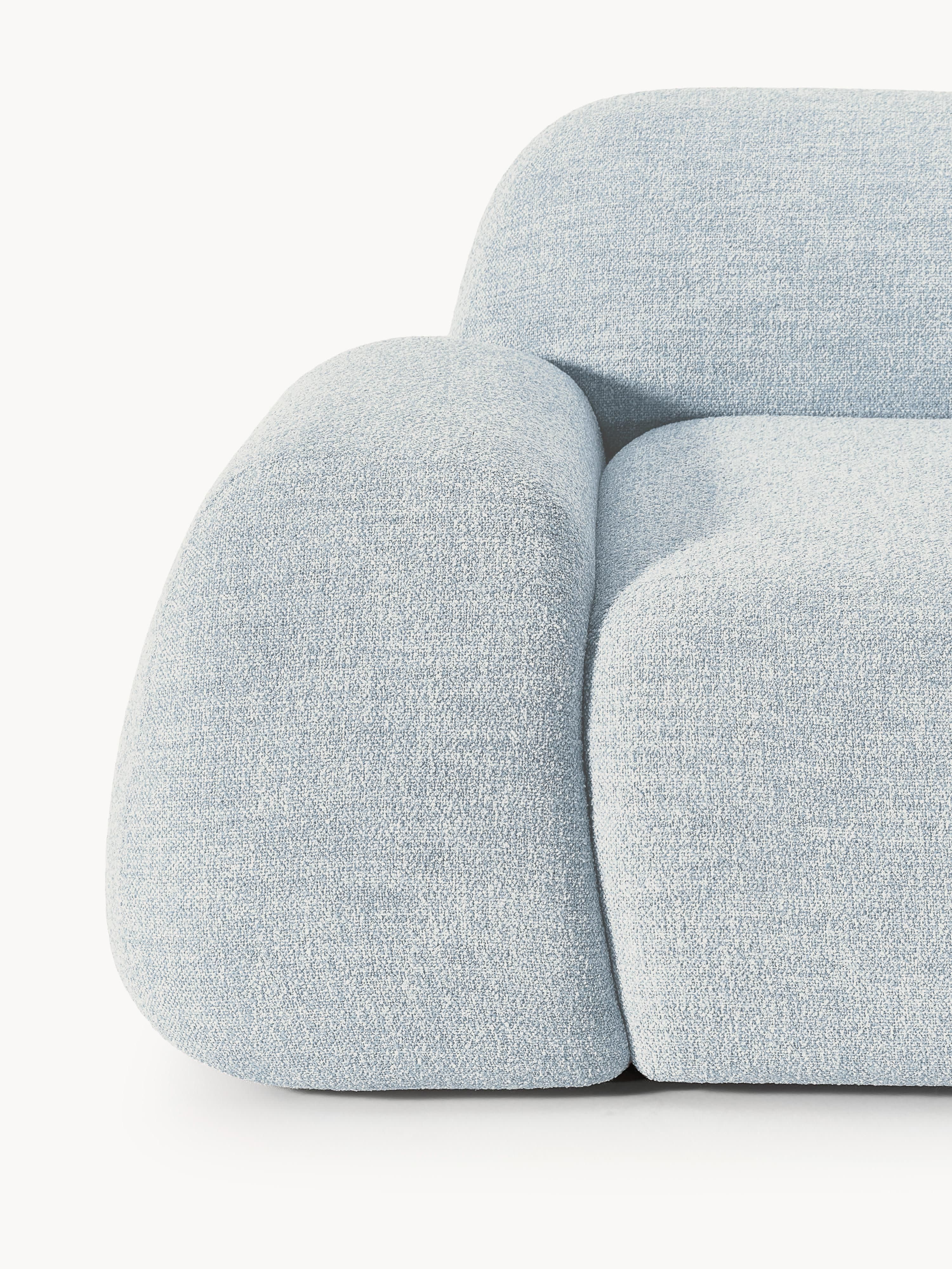 Modulaire hoekbank Wolke (4-zits) van bouclé