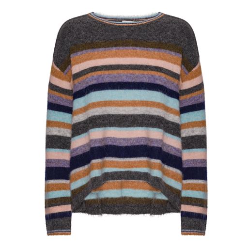 Project AJ117 Bolette Striktrøje, Multi, M