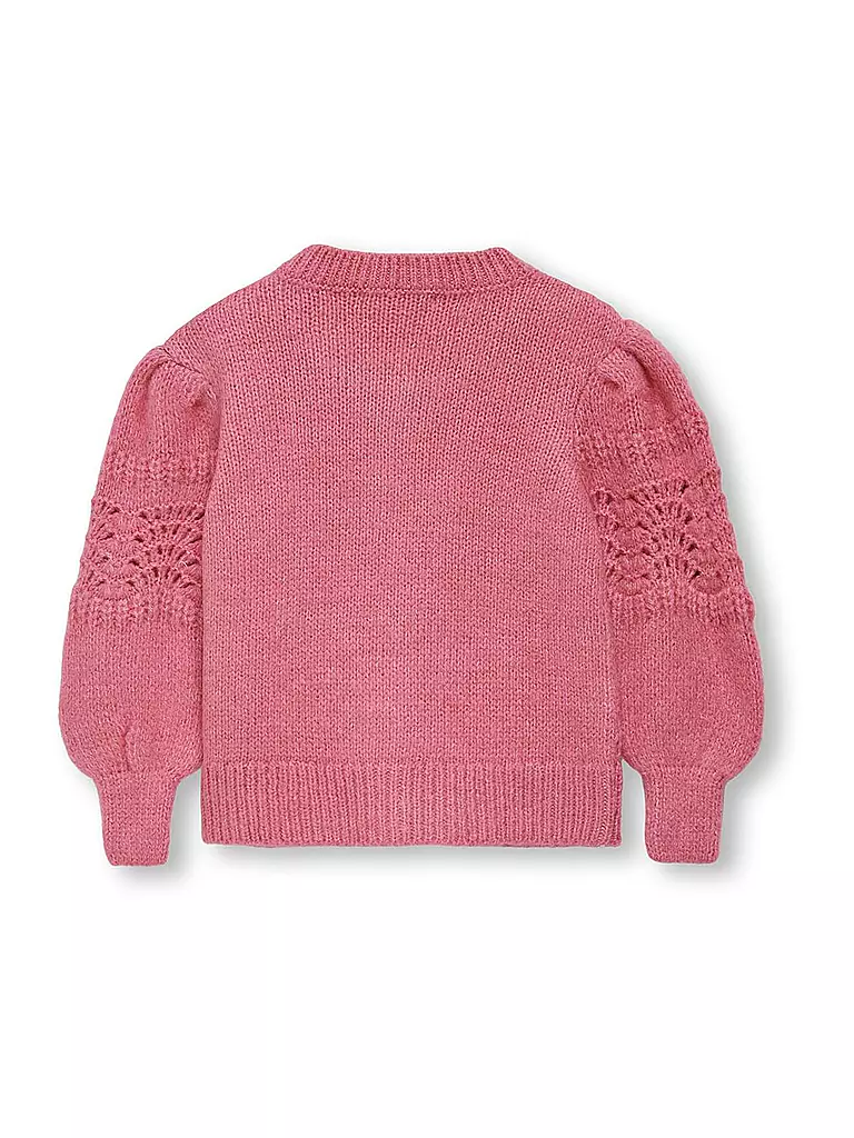 ONLY Mädchen Strickjacke KMGKAREN pink