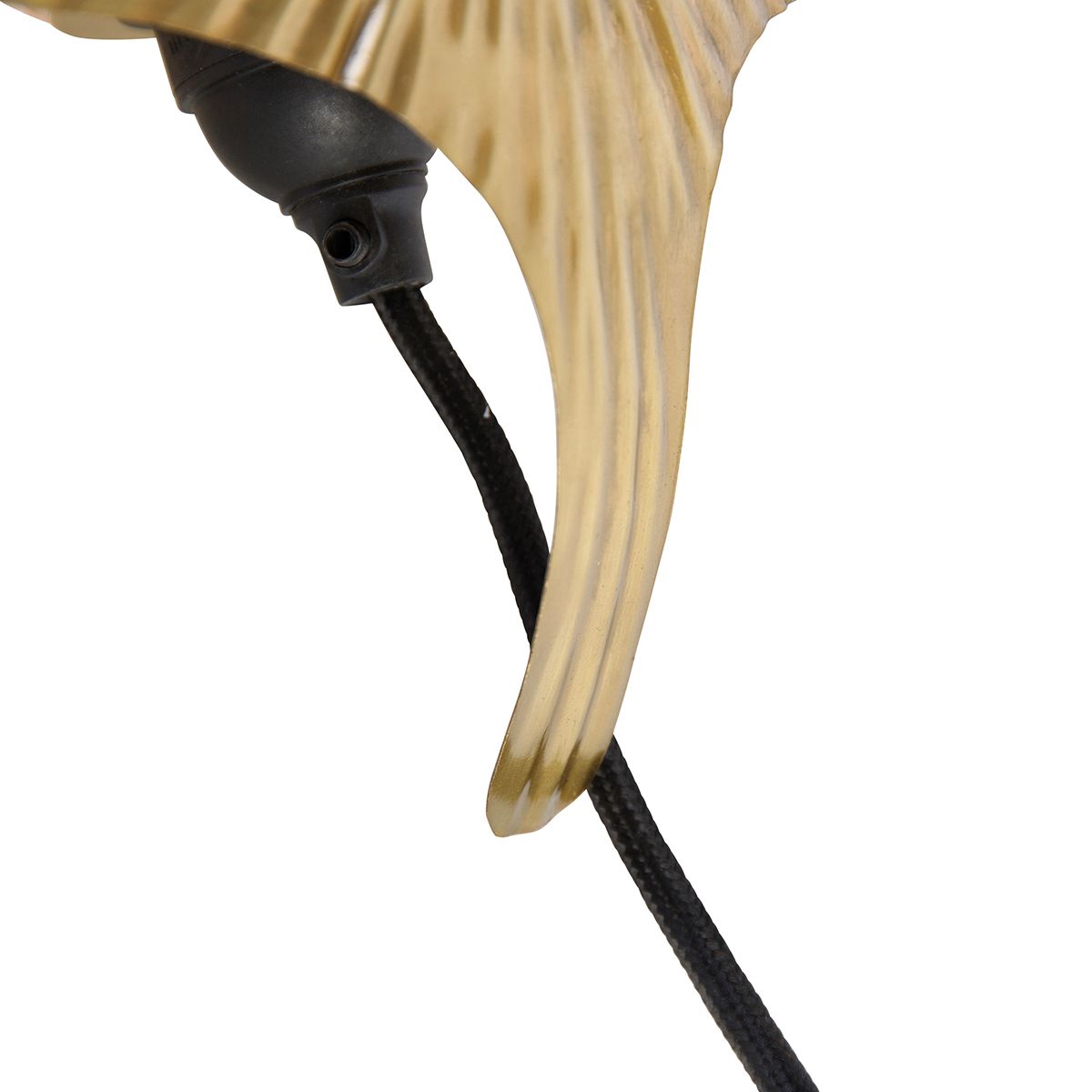 Oosterse wandlamp messing - Louka