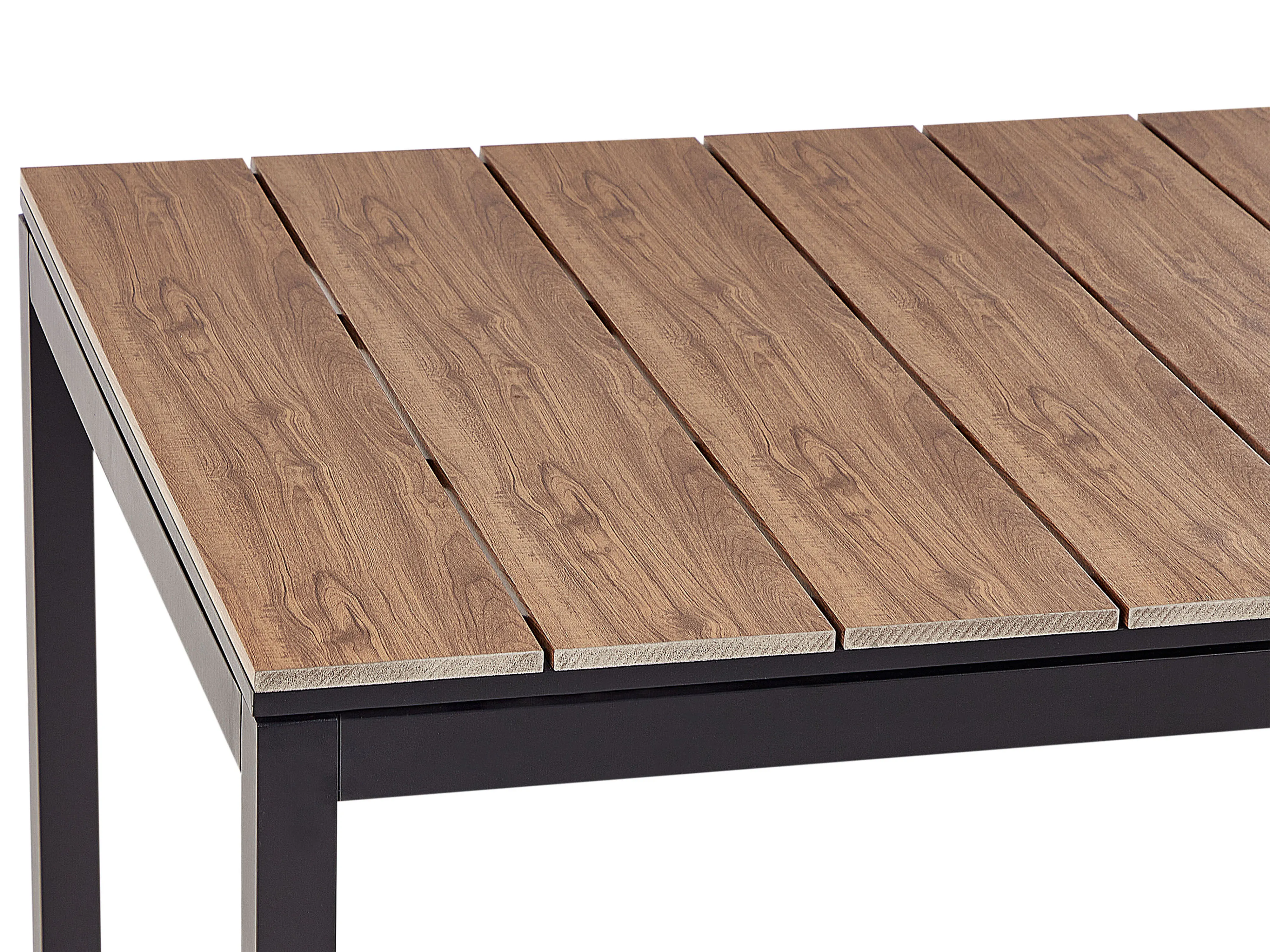 Uitschuifbare tuintafel TOFANE 198/248 cm 90 cm Bruin