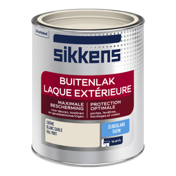 Sikkens buitenlak zijdeglans RAL 9001 crème wit 750 ml