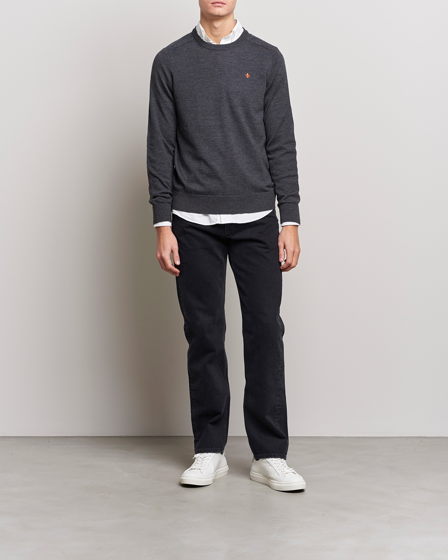 Morris Merino O-neck Grey