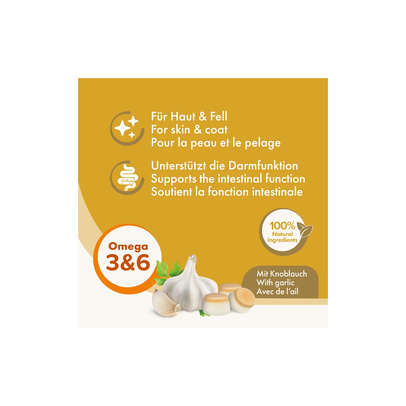 Beaphar Haut- und Fellkur Bonbons 245g mit Knoblauch