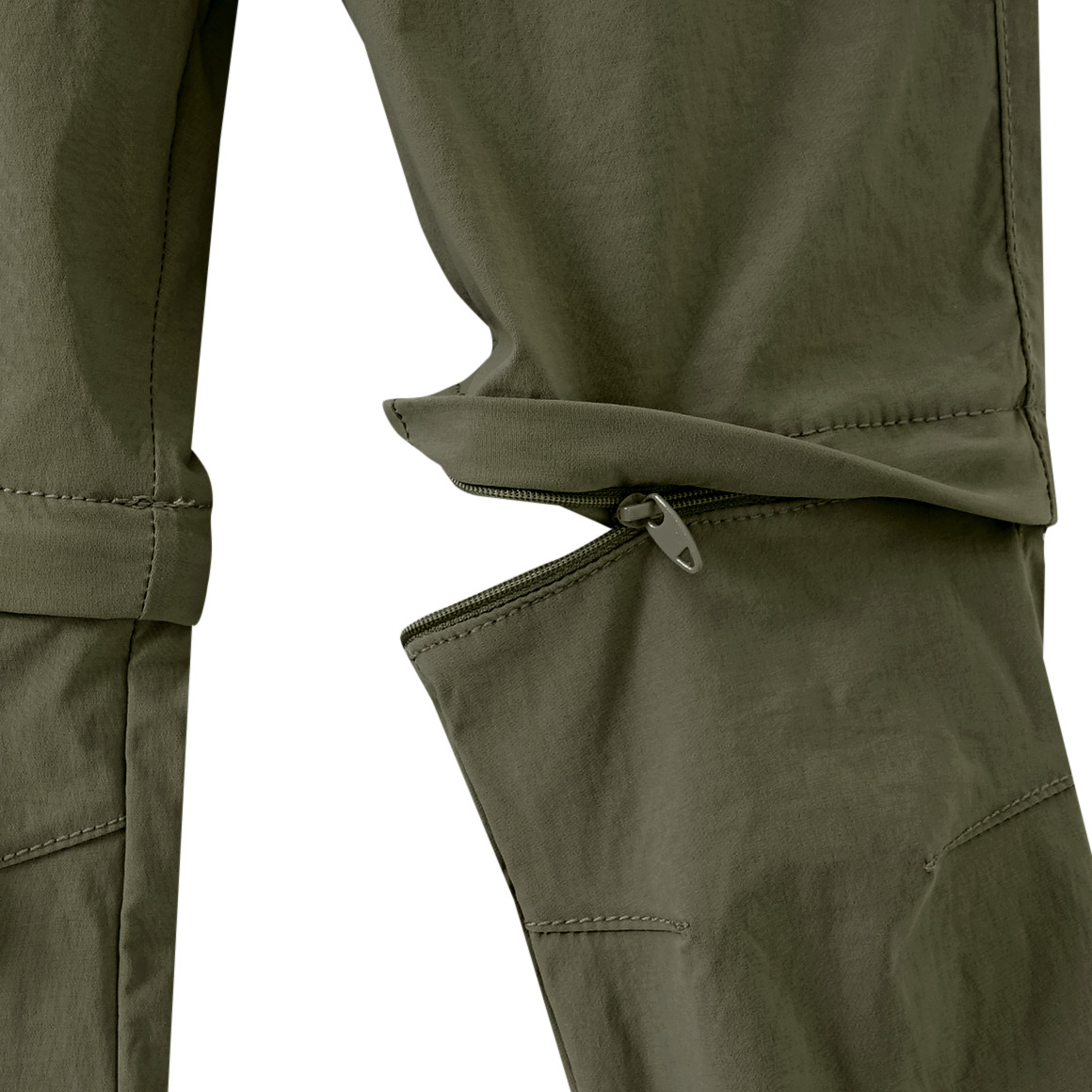 Topolino Kinder Trekking-Hose mit Zippertasche dunkeloliv