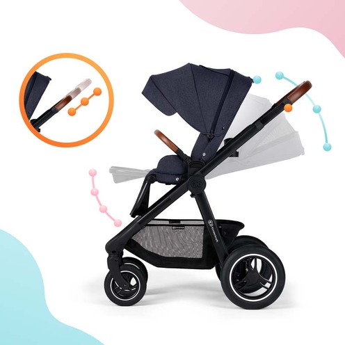 Poussette Everyday 2en1 Denim - KINDERKRAFT