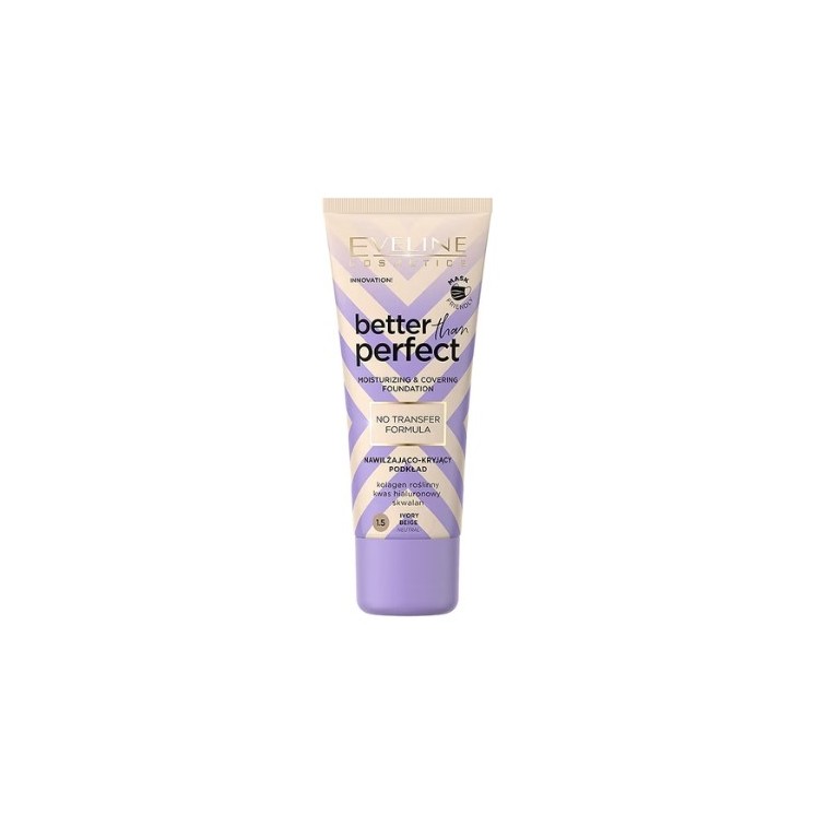 Eveline Better than Perfect feuchtigkeitsspendende und abdeckende Foundation /1,5/ Beige Ivory 30 ml