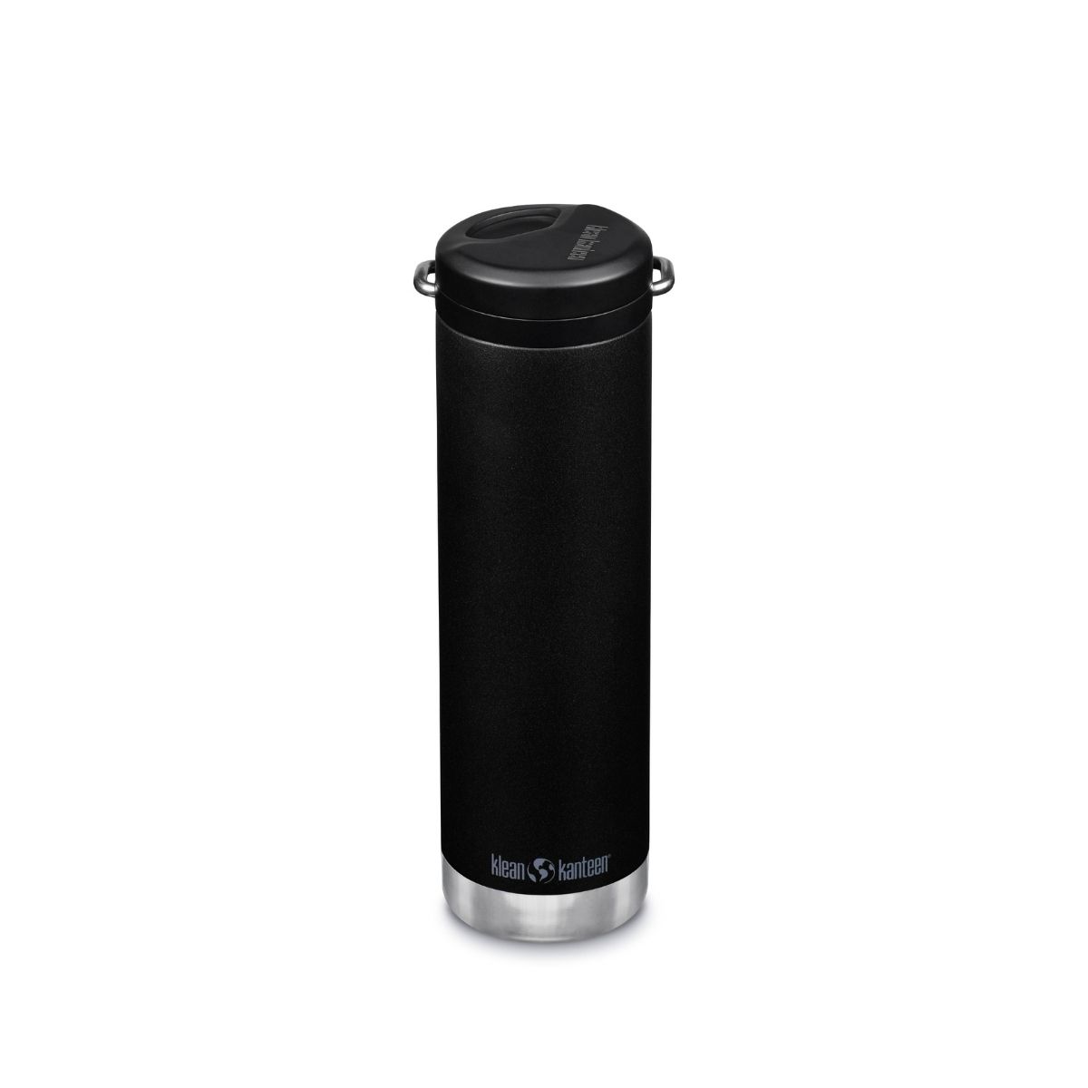 Garrafa térmica isolada Klean Kanteen Tkwide de 591 ml (20 oz) com tampa de rosca.