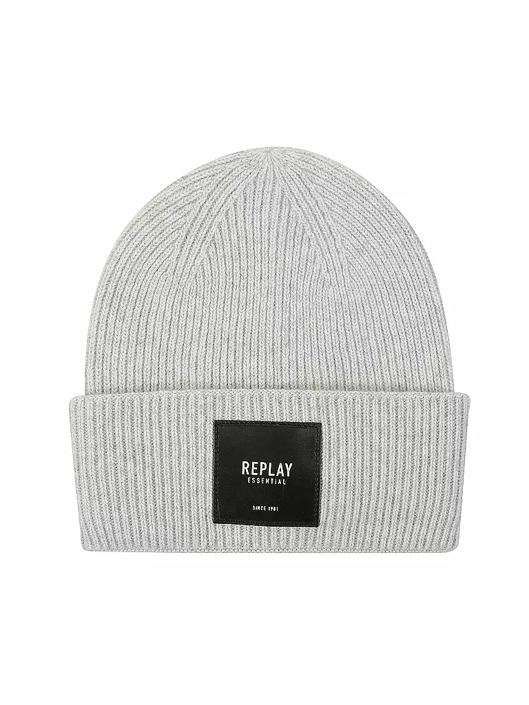 REPLAY Mütze - Haube grau