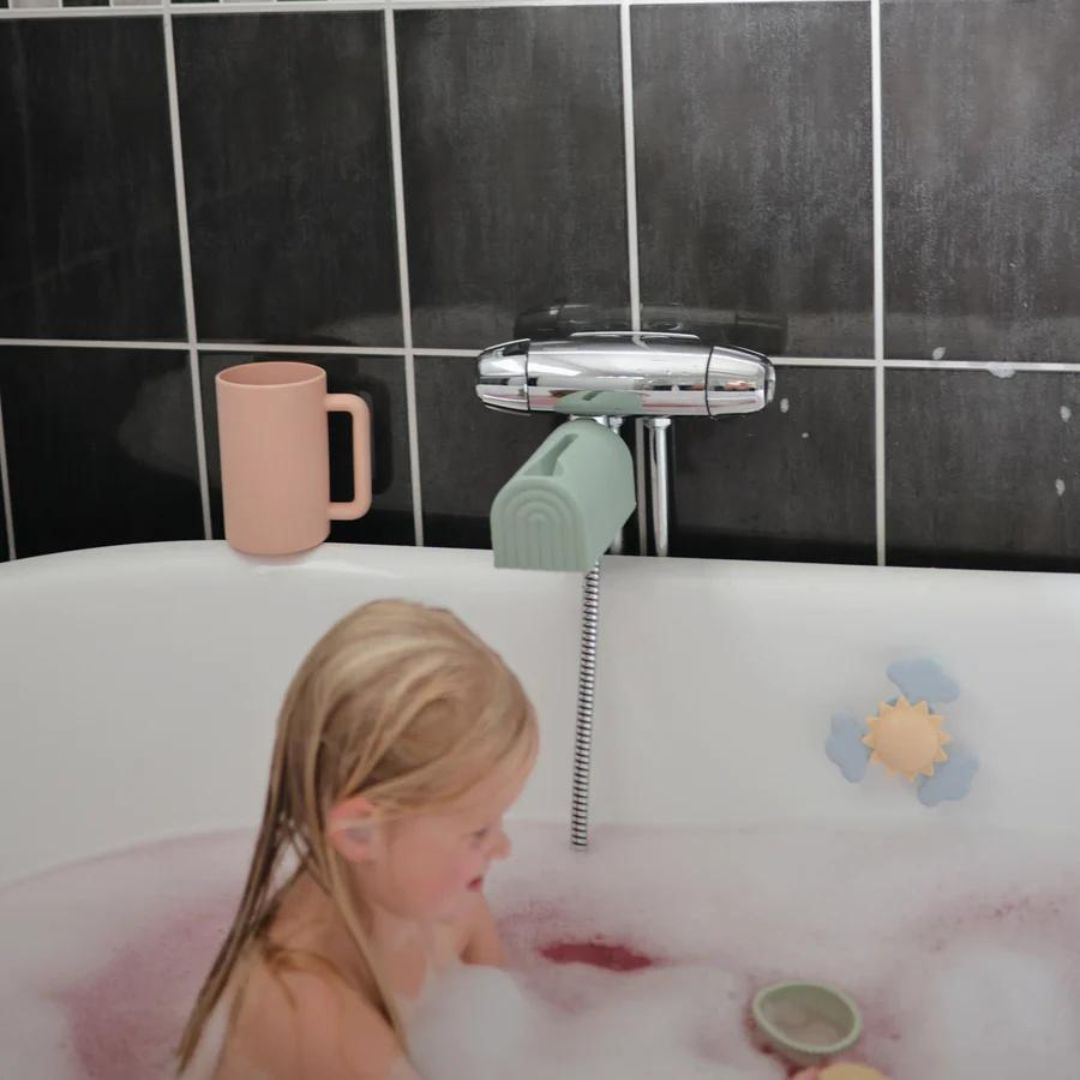 Mushie badspoelbeker blush