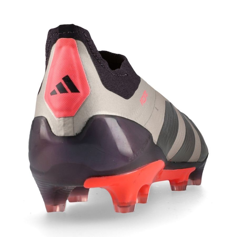 adidas Predator Elite Laceless FG Vivid Horizon - Argenté/Aurora Black/Turbo