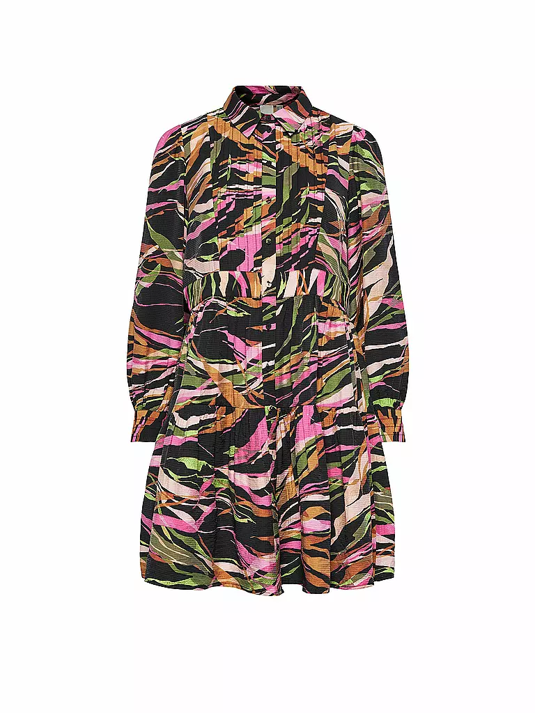 YAS Hemdblusenkleid schwarz
