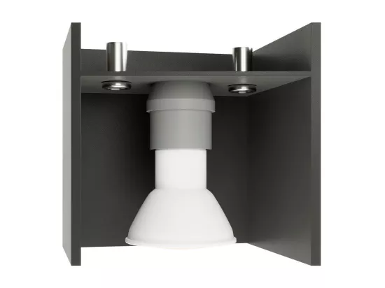 Sollux LORETO 1 lumière murale gris clair, G9