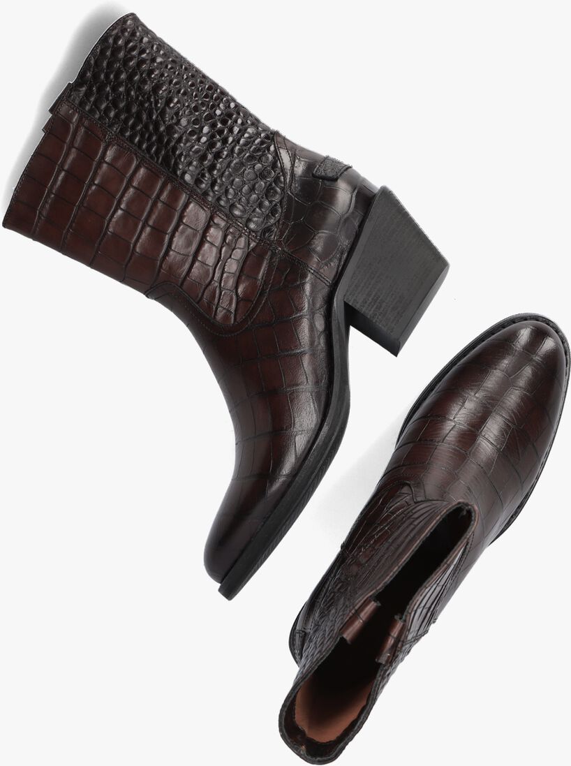 bruine shabbies enkellaarsjes juul ankle boot