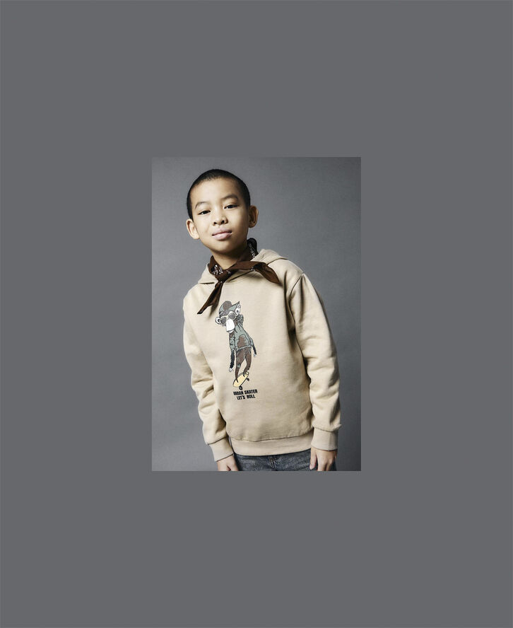 Name It NKMRENMA LS NREG SWEAT WH BRU Weathered teak