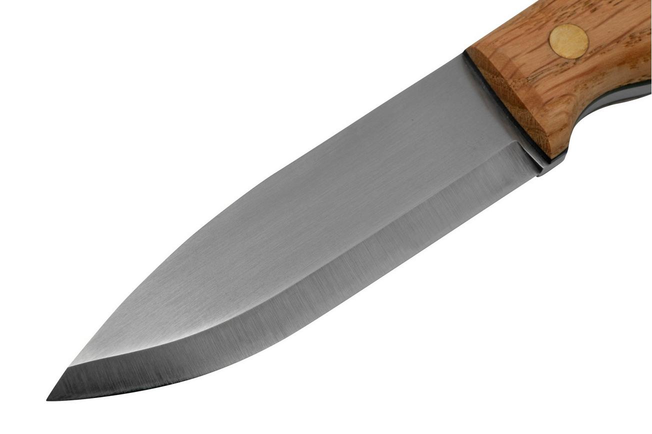 Casström No. 10 Swedish Forest Knife Oak, Sleipner Scandi Grind 13121 met firesteel
