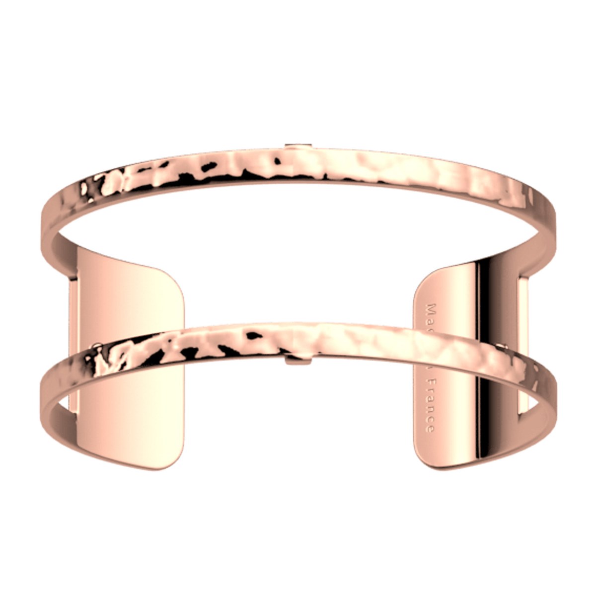 Manchette Les Georgettes Pure Marteléedorée rose 25mm