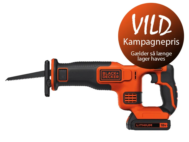 BLACK DECKER BDCR18-QW - Vekslende sav - ledningfri - 18 V