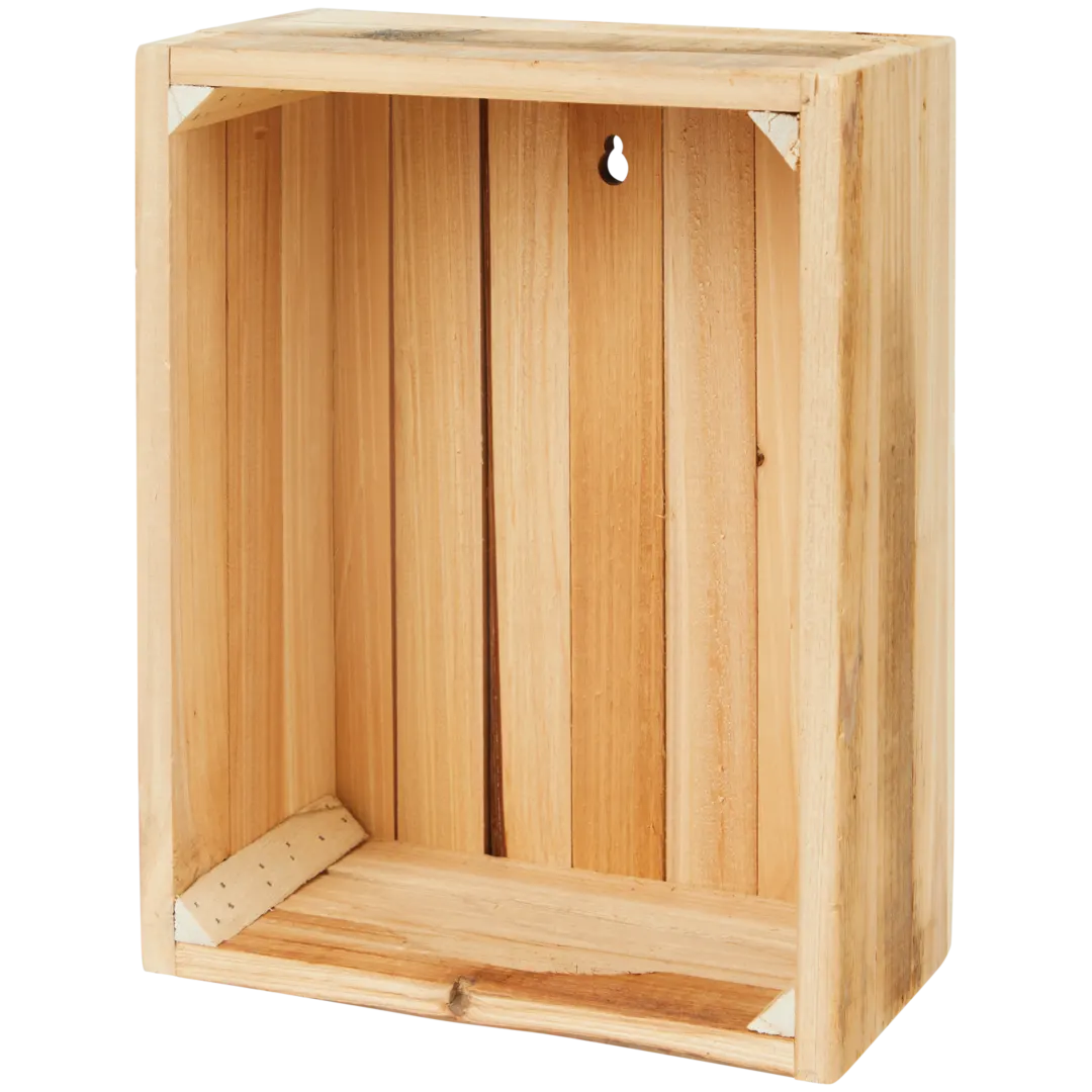 Houten opbergkist 23,5 x 29,5 x 12 cm