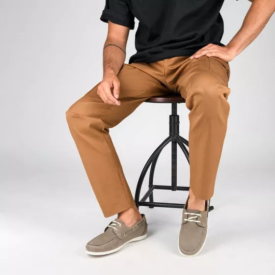 Chaussures bateau BEIGE MEGIS CASUAL