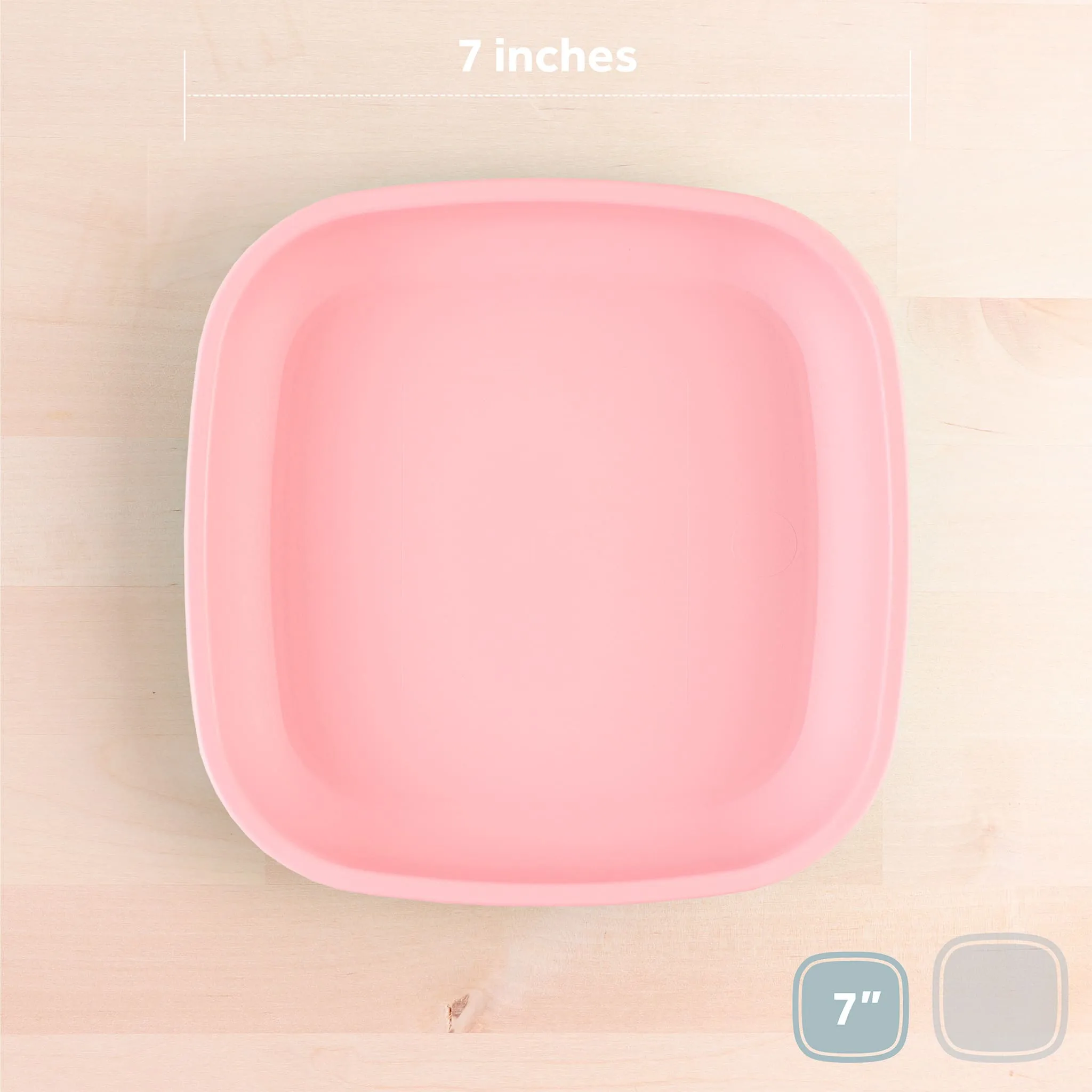 Re-Play Assiette Plate 7 - Rose Glacé