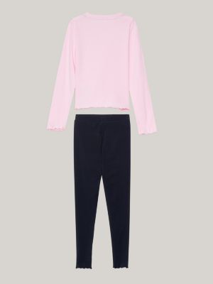 Conjunto de pijama com leggings Hilfiger Monotype