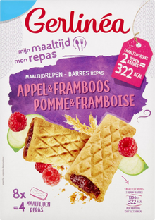 Gerlinéa Maaltijdreep Appel Framboos 8ST