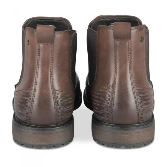 Bottines COGNAC DENIM SIDE