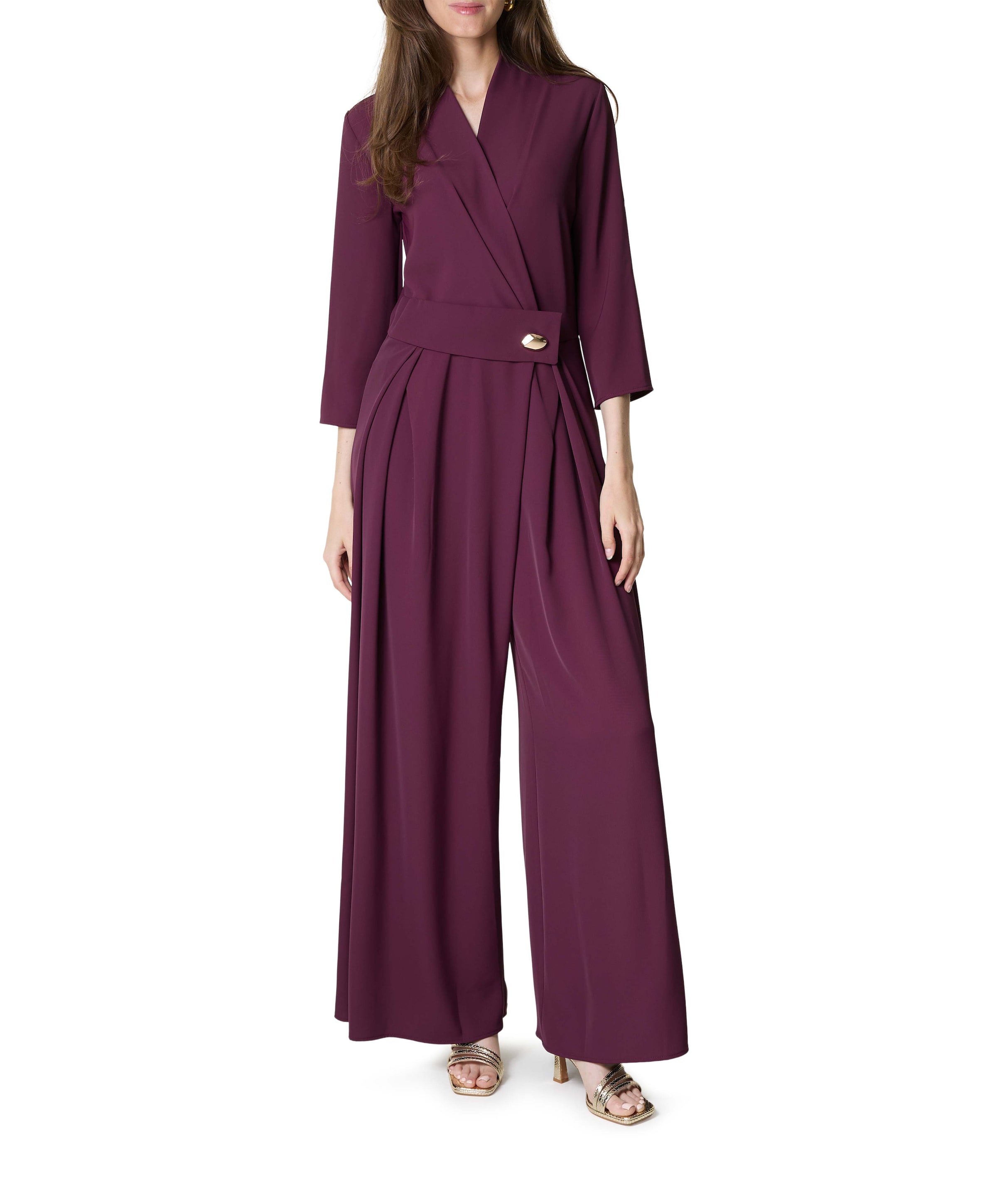 Rinascimento BACI WALLIS.F001-P - Tuta dames jumpsuit bordeaux