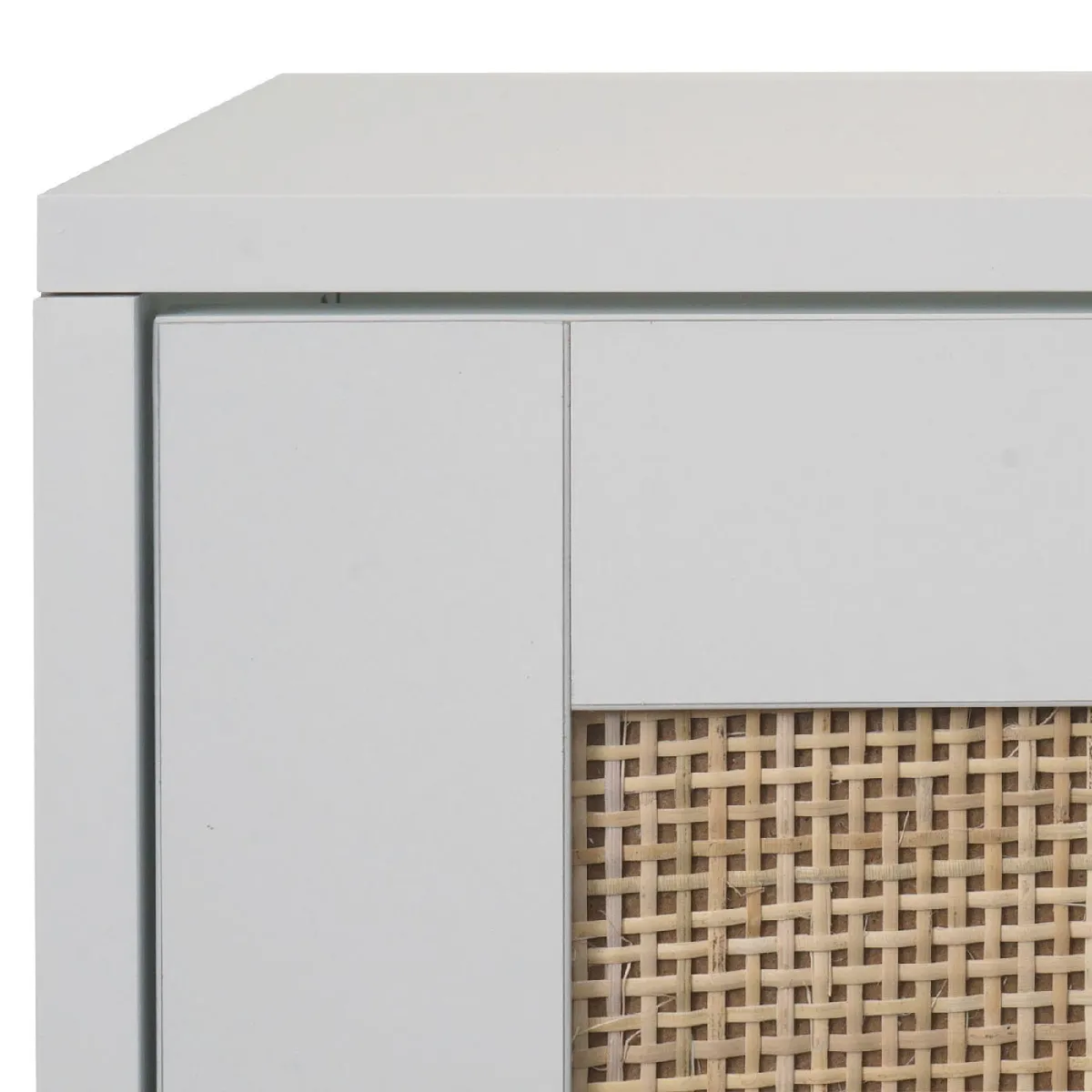 Mendler Armoire à chaussures HWC-N92 - Blanc