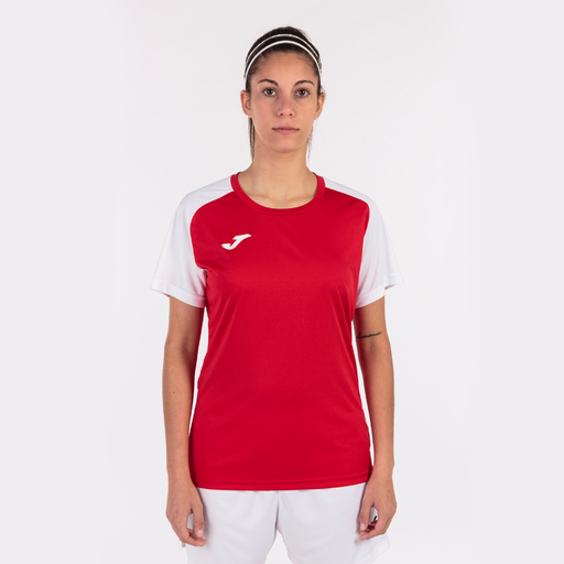 Camiseta Manga Corta Joma Academy Iv Rojo Blanco