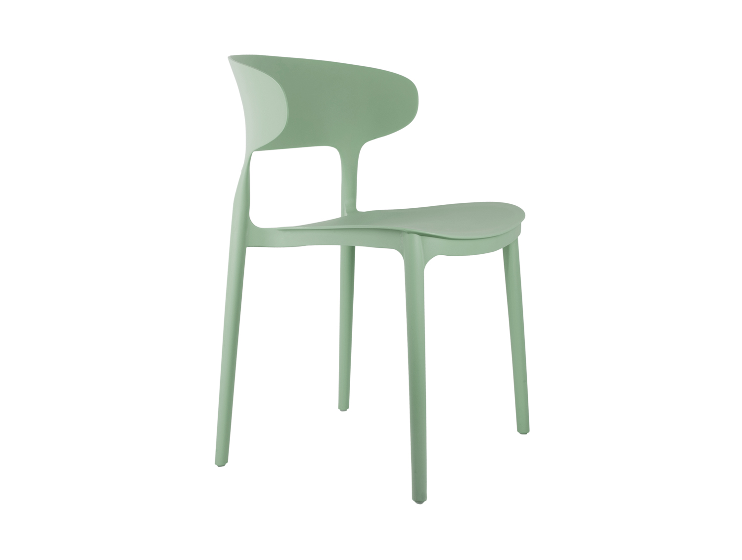 Dining chair Fain PP dark green