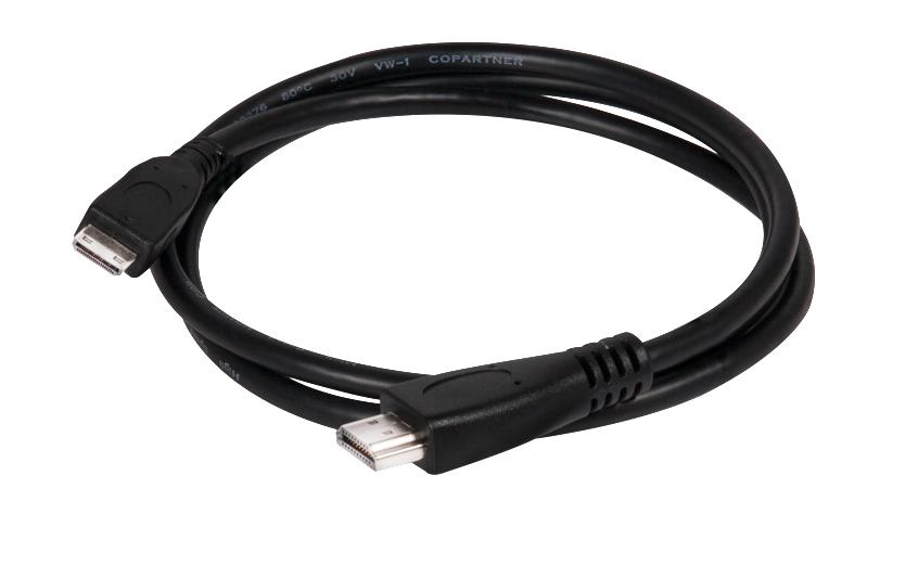 Kabel Mini-HDMI – HDMI 2.0, 1 mMini HDMI auf HDMI 2.0 Kabel, 4K60Hz