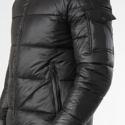 Doudoune Capuche Noir