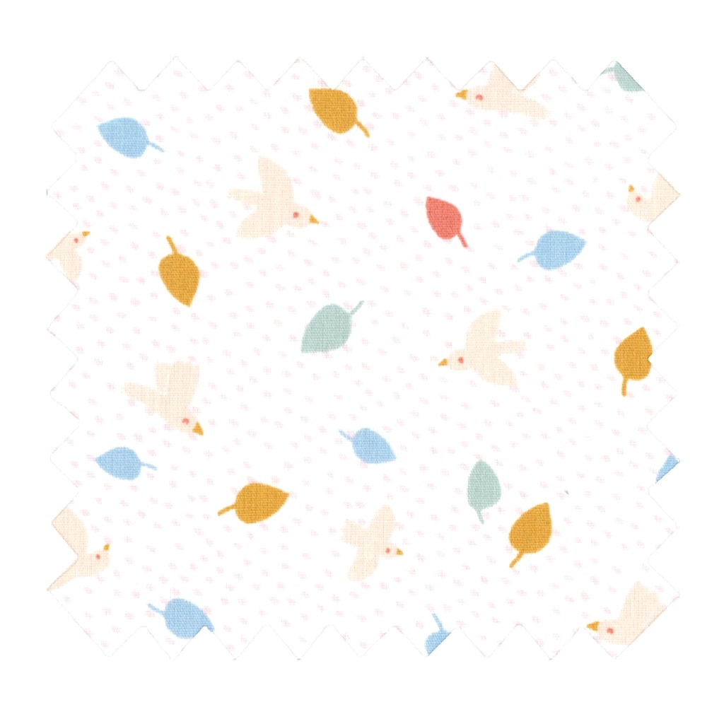 Tissu Coton Au Mètre Ex2477 Hirondelles D'automne