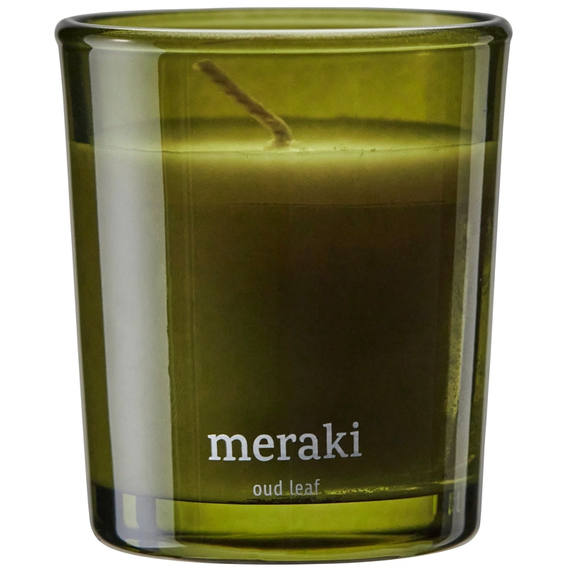 Meraki Scented Candle 2 x 60 gr. - Oud Leaf