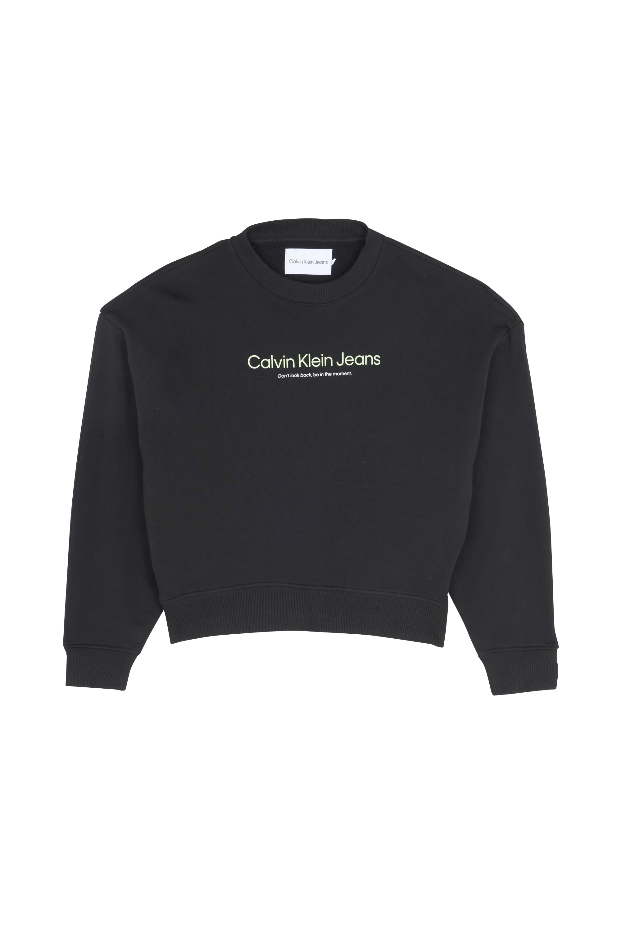 CALVIN KLEIN JEANS Sweatshirt ILLUMINATED GRAPHIC Noir