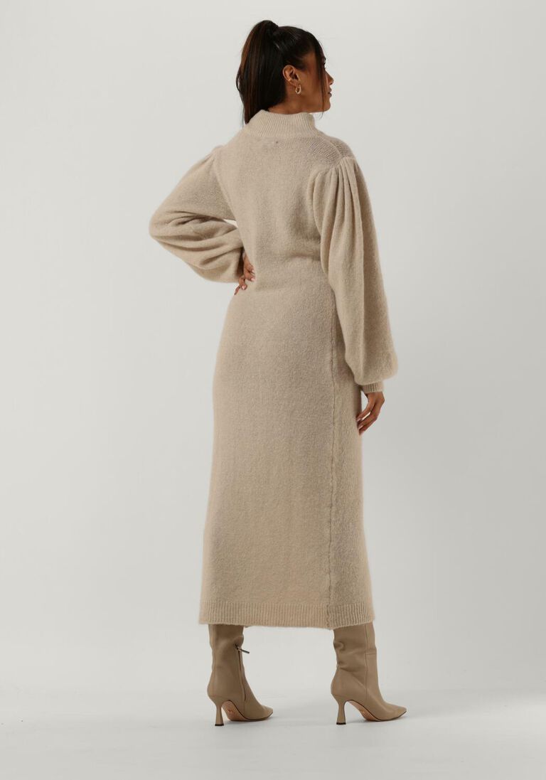 IBANA beige ibana midi jurk doloris