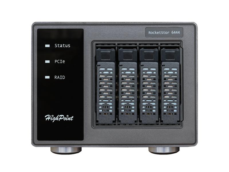 Highpoint Externes Gehäuse RocketStor SSD6444 2.5