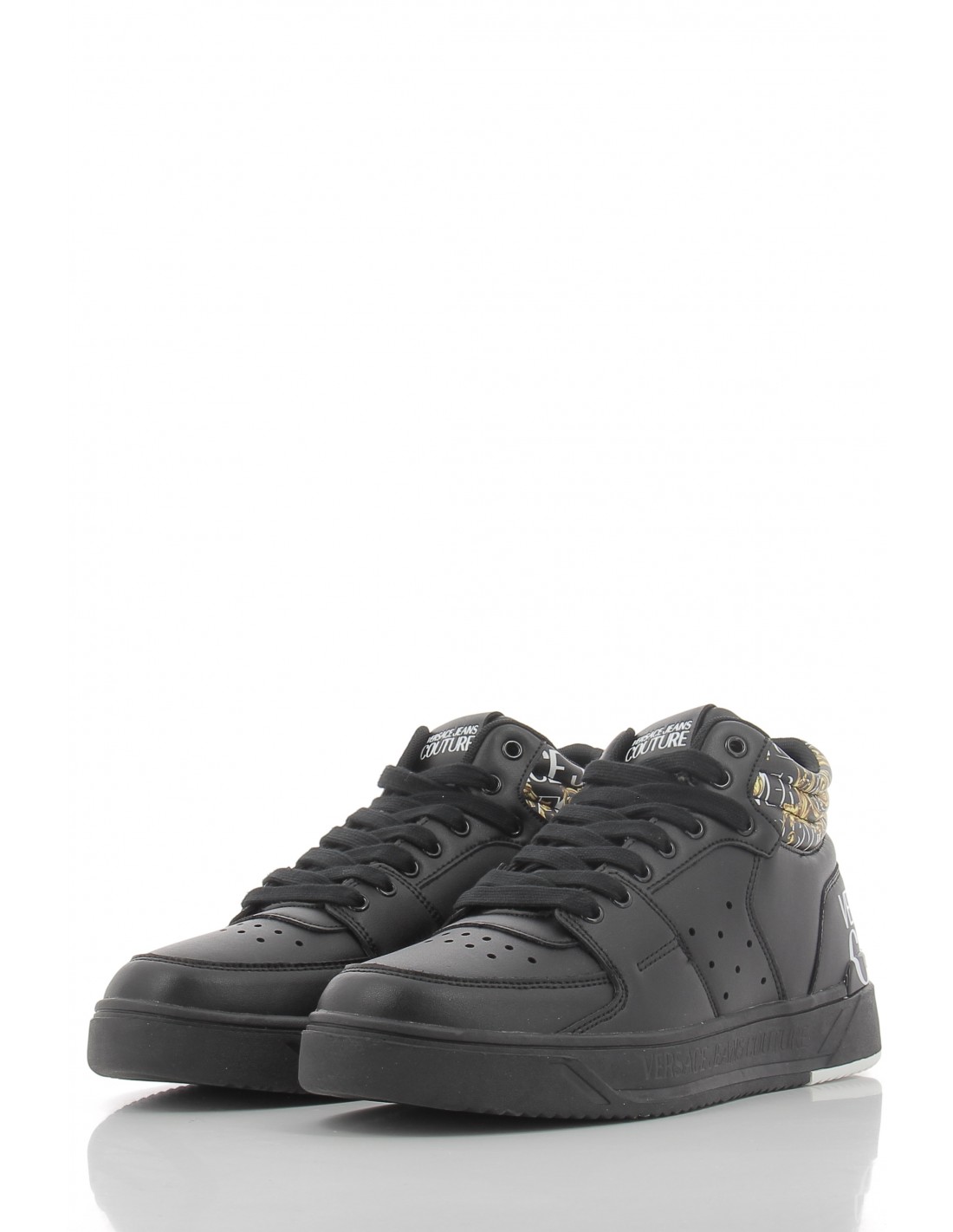 versace Baskets de ville montantes homme starlight black