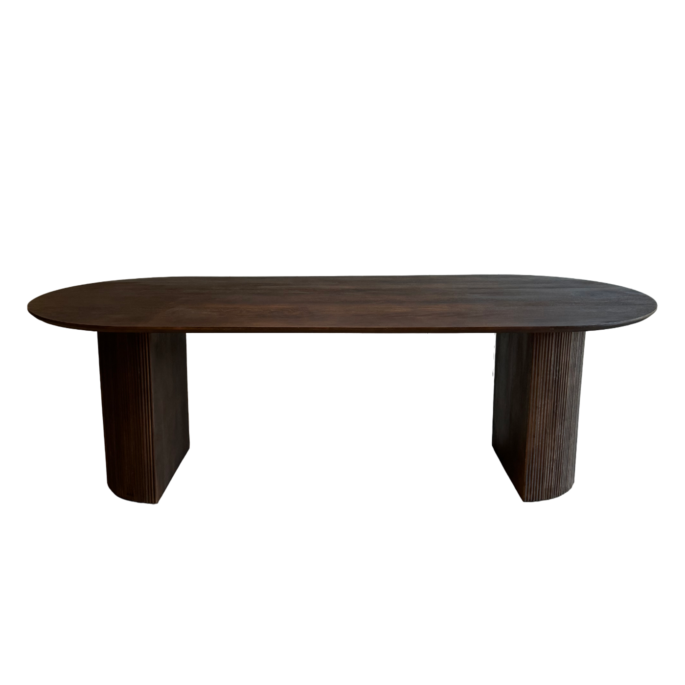 Old Inn wonen eetkamertafel Luca bruin ovaal- 240 cm