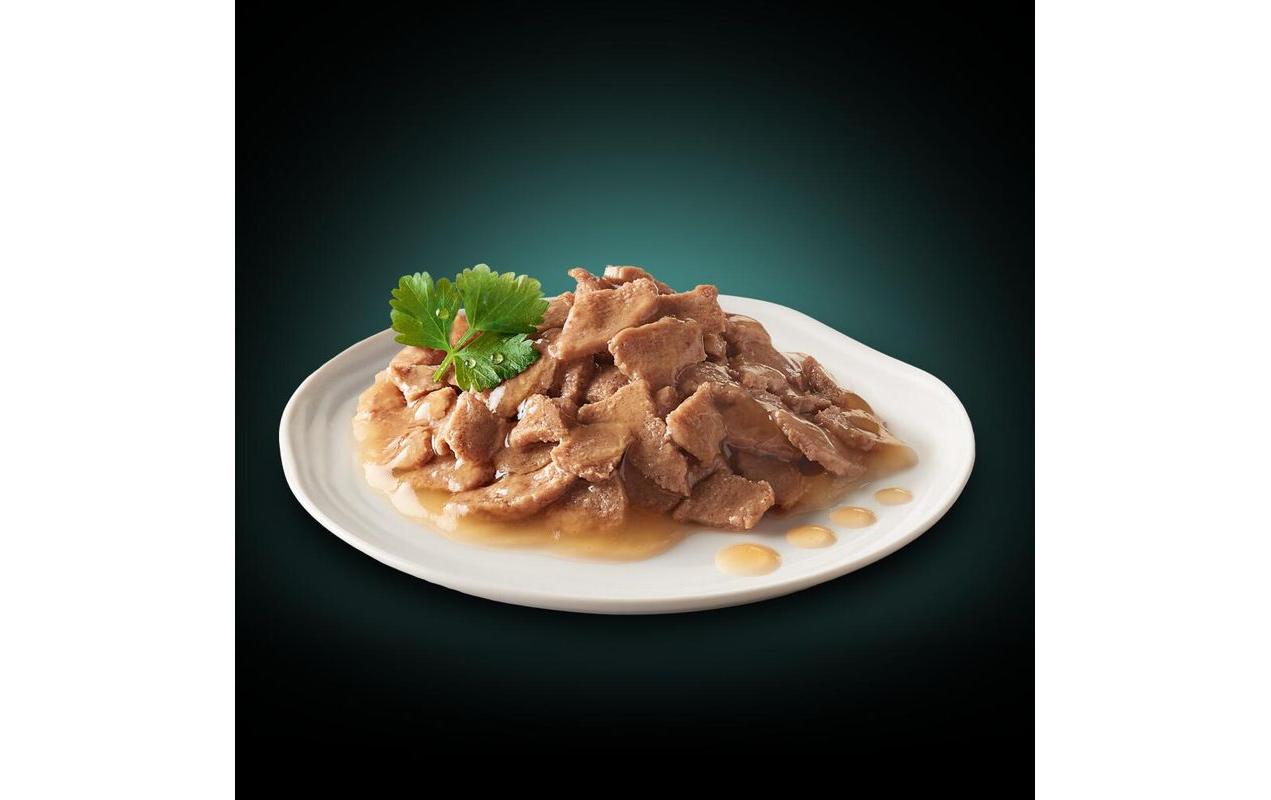 Nassfutter Sauce mit Huhn, Truthahn und Ente, 6 x 50gAlleinfuttermittel für ausgewachsene Katzen