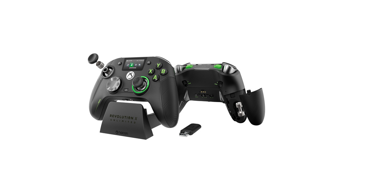NaconRevolution X Unlimited gamepad  (Zwart, PC en Xbox)